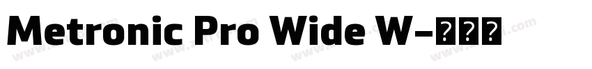 Metronic Pro Wide W字体转换